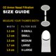 thumbnail image 3 of Filtros nasales O2 Armor talla extragrande, paquete de 10, polvo y alergias, 3 of 9
