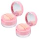 thumbnail image 1 of BESTYASH 2Jgo Estuche De Polvo Suelto Rosa Práctico Y Portátil Para Almacenamiento De Maquillaje, 1 of 7