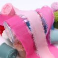 thumbnail image 4 of FeiraDeVaidade 4Cm*5M Handmade Fringe Chiffon Silk Ribbon For Wedding Invitations  Bridal Bouquets  Gifts Wrapping  Diy Crafts, 4 of 7