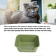 thumbnail image 3 of Large Cat Litter Box High Sides Anti Splashing Easy to Clean Simple Look Open Cat Litter Box for Large Cats Green, 3 of 4