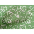 thumbnail image 5 of oneOone Cotton Cambric Green Fabric Valentine Heart Sewing Fabric By The Yard Printed Diy Clothing Sewing Supplies 56 Inch Wide, 5 of 6
