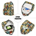 thumbnail image 5 of FORMRS Mini Backpack Purse for Women Quilted Travel Daypack Casual Shoulder Bag, Yellow Geometric, 5 of 7