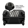 thumbnail image 4 of Daiia Black White Stripes Luggage Cover, Thickened Washable Travel Luggage Covers, Elastic Unique Baggage Covers for 18-20 inch Luggage-X-Large, 4 of 9