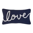 thumbnail image 4 of Donna Sharp Checkerboard Indigo Love 2PC Cotton Pillow Set, 4 of 8