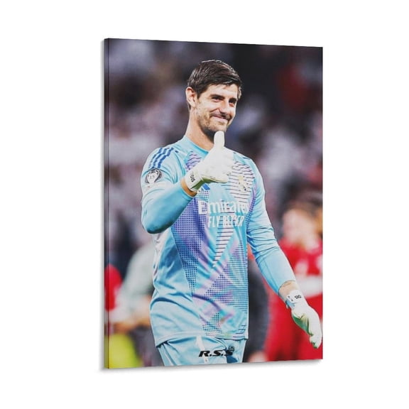 Thibaut Courtois Canvas Poster Poster Cool Artworks Painting Wall Art Canvas Prints Hanging Picture Home Decor Posters Gift 12x18inch(30x45cm)