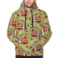 thumbnail image 4 of Hoodies for Men - Cartoon Fire Truck Long Sleeve Comfrt Men'S Fashion Hoodies & Sweatshirts, Sweatshirts for Men Hoodies Pullover Clothing Clothes with Pouch, 4 of 7