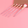 thumbnail image 1 of FrostHike 5pcs Makeup Brush Crystal Rod Set Beauty Tools Beauty Brush KC-013 (Pink), 1 of 3