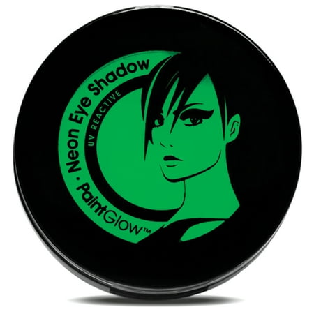 Uv Reactive Tube - PaintGlow UV Reactive Bright Neon Makeup 3.5g Eye Shadow, Green
