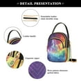 thumbnail image 4 of ALAZA Chain Crossbody Bags for Women Unicorn Running on Rainbow Shoulder Handbag Phone Purse, 4 of 5