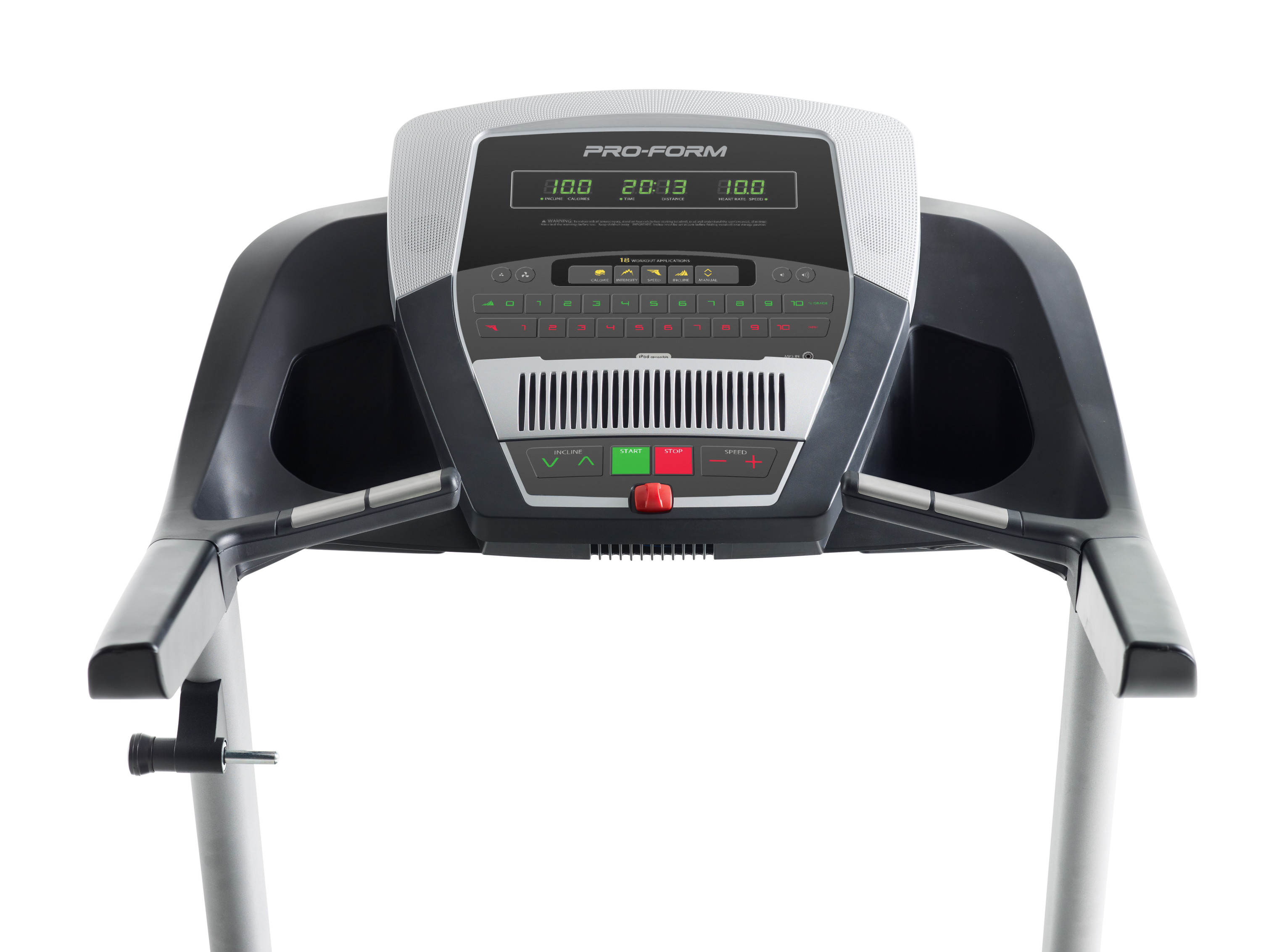 ProForm Trainer 720 Folding Treadmill with 10% Incline Training and 10 MPH Speed Controls - image 2 of 5