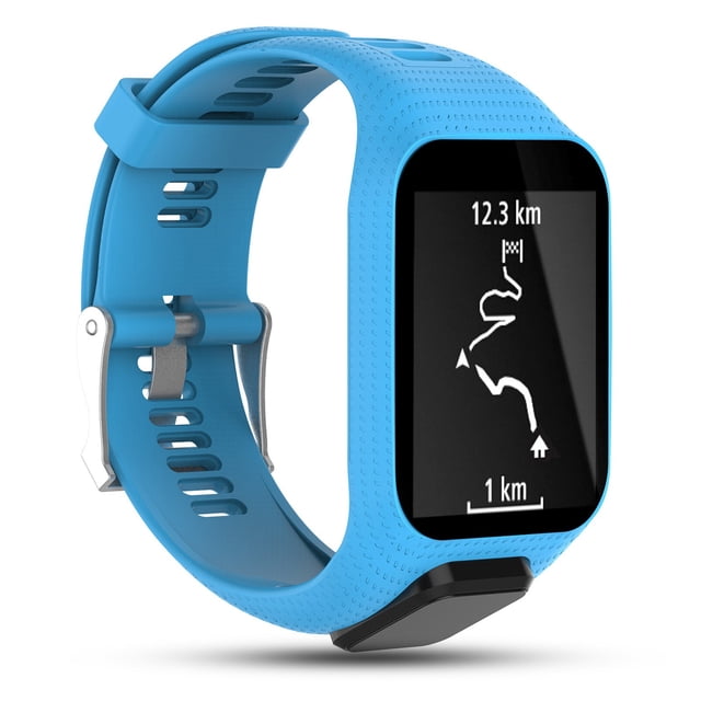 Pulsera de silicona deportiva de color sólido a prueba de sudor con ajuste cómodo y amplia compatibilidad compatible con Smartwatch