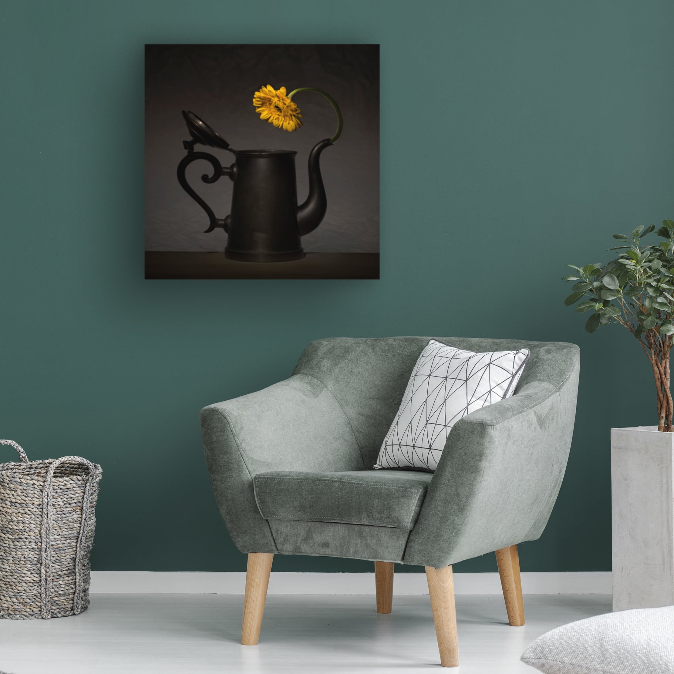 Canvas Wall Art - Wieteke De Kogel 'Is It Me In There' Wall Art for Living Room, Bedroom, or Office D?cor by Trademark Fine Art - 24 x 24 Inches