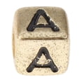 thumbnail image 5 of 100x Antique Gold/ Acrylic Alphabets Beads Spacer Jewelry Making, 5 of 7