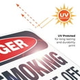 thumbnail image 6 of Danger No Smoking Turn Engine Off Sign, OSHA Danger Sign, 24x36 Corrugated Plastic, 6 of 7