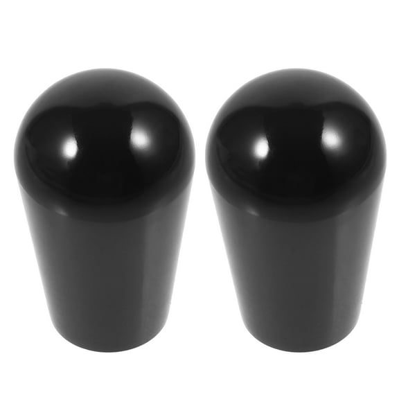 LOLIPPYY 2Pcs Black Plastic Beer Tap Handles for Beer Dispensing Systems with Easy Operation