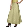 thumbnail image 3 of Moomaya Rayon Printed Long Length Skirt For Women Plus Size Tie Waist Maxi Skirt, 3 of 6