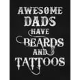 thumbnail image 2 of Tstars Mens Gifts for Dad Father's Day Shirts Awesome Dads Have Beards and Tattoos Cool Best Gift for Dad T Shirt, 2 of 7