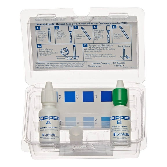 LaMotte LM-3619 EC-70 Swimming Pool and Spa Tub Water Copper Chemical Test Kit