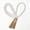 White, variant on Minzimin 59in Wood Bead Garland with Tassels, Decorative Beads Decor, Farmhouse Wooden Beads Garland for Wall Hanging Home Festival Decor