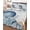 grey, variant on Quilts Queen Size Bedding Set, Navy Blue Shell Coastal Reversible Summer Quilt 3 Pieces, Starfish Coral Wooden Ocean Sea Lightweight Bedspreads Coverlets with 2 Pillow Shams for All Seasons