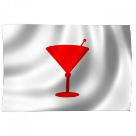 Cocktail 12" X 18" Flag