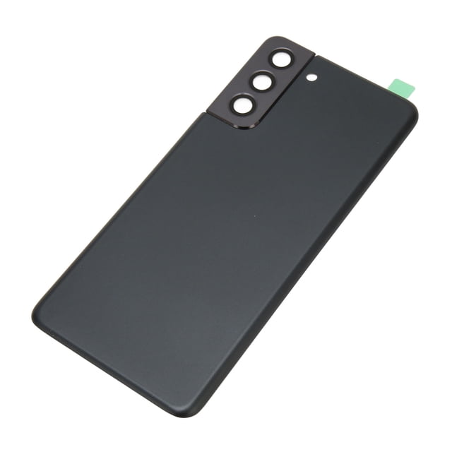 Phone Back Glass Cover, Phone Accessory Phone Rear Door Housing Pre Installed Camera Frame for S21 Black,White