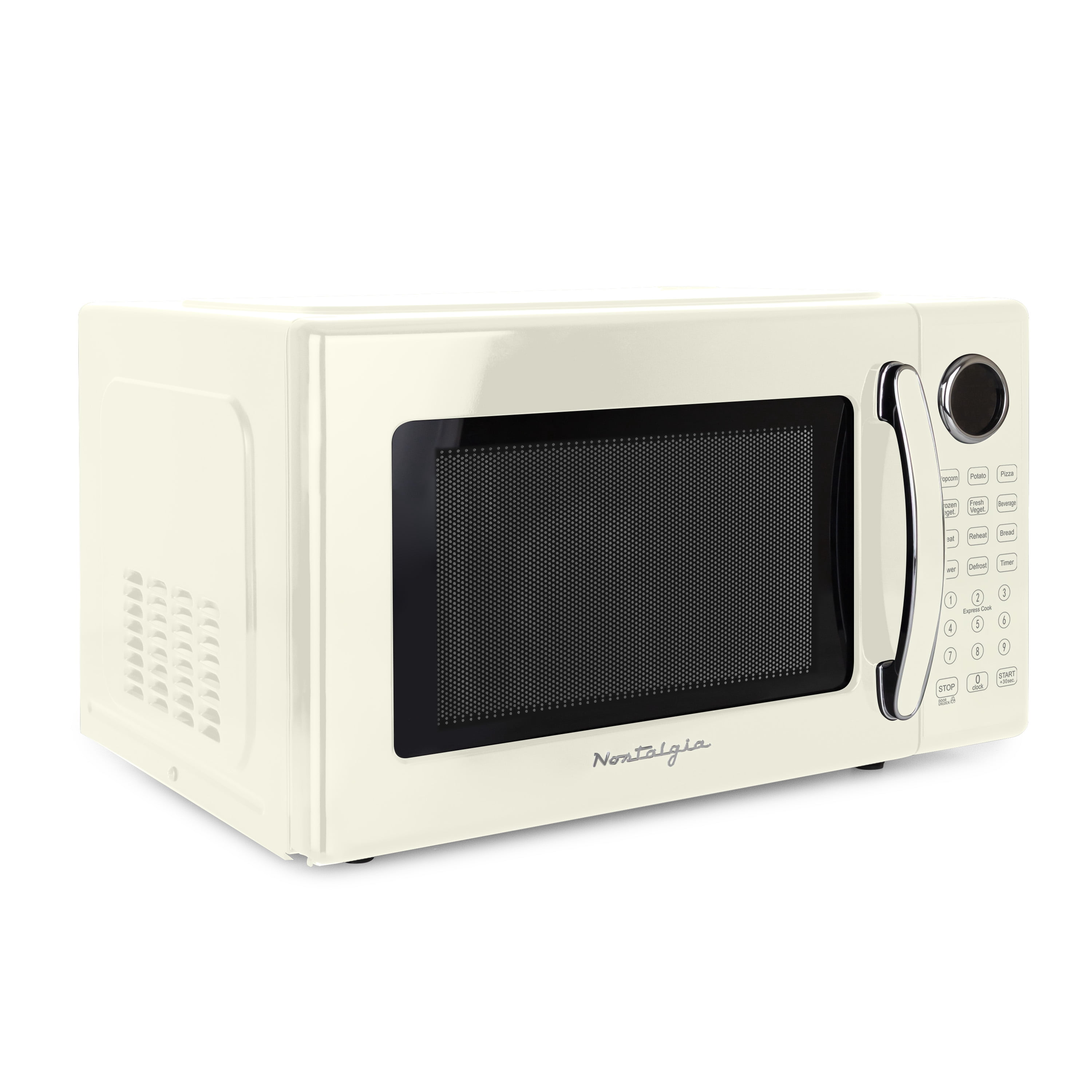 Retro 1.1 cu. ft. Countertop Microwave Oven, Ivory