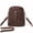 Brick Red, variant on Lispipm Crossbody Phone Purse for Women Small Suede Shoulder Bag Ladies Double Zipper Travel Work Bags with Detachable Strap