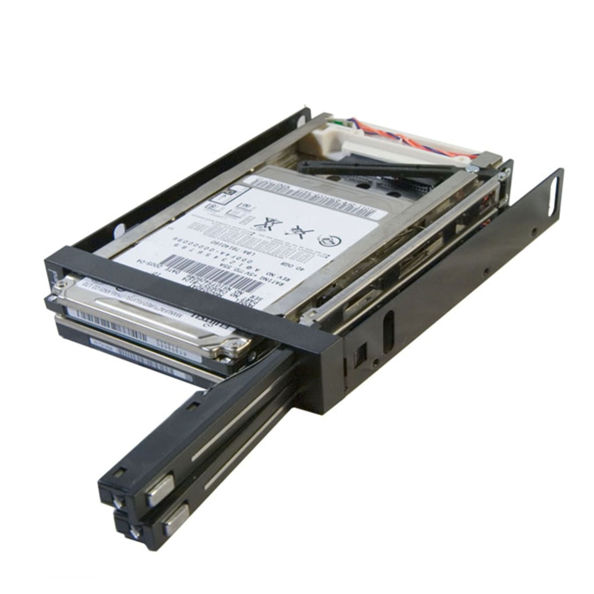 Connectland Removable Mobile Rack for Dual 2.5” SATA III HDD Hot Swap