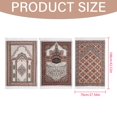 thumbnail image 3 of Islam Prayer Mat With Tassels Portable Muslim Praying Mat For Travel Soft Elegant Turkish Prayer Rug 70x108cm, 3 of 5