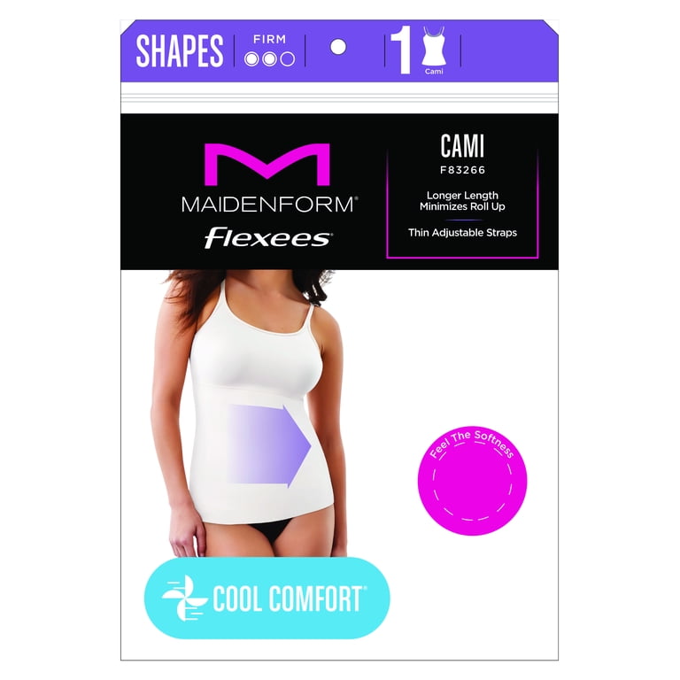 Maidenform Women's Flexees Cool Comfort Firm Control Tank Top Camisole  F83266 - Walmart.com