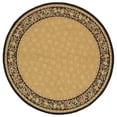 thumbnail image 1 of Due Process Stable Trading Aubusson Rennes Ivory & Ivory Round Area Rug, 14 x 14 ft., 1 of 1