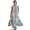 Blue Cherry Blossom, variant on Jiueut Tiger Cherry Blossom Print Sleeveless Maxi Dress for Women with Pockets, Linen Look Summer Dress Casual Loose Fit Flowy Long Sundress for Beach Vacation, 4XL