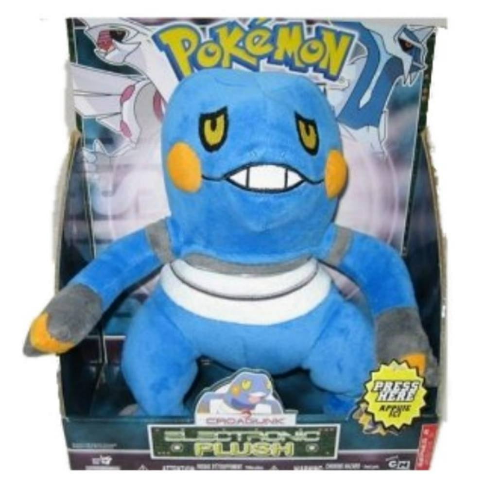 Pokemon Diamond & Pearl Croagunk Electronic Plush with Sound Stuffed Animal Pal - Walmart.com ...