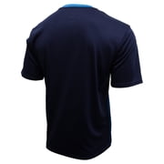 Real Madrid Official Licensed Sublimation Logo Poly Soccer Jersey - Navy, Large