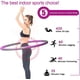 thumbnail image 3 of Hoelahoepel voor volwassenen, 1-5 kg gewogen hoelahoepbanden, roestvrij staal, fitness, hoepel, banden, 6 segmenten, afneembaar, geschikt voor fitness/afslanken/buikvorming oso de fresa Juguete, 3 of 5