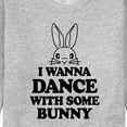 thumbnail image 3 of Instant Message - I Wanna Dance With Some Bunny - Men's Crew Neck Fleece Pullover, 3 of 6