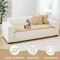 thumbnail image 6 of TOPCHANCES Thickened Plush Couch Covers, Non-Slip Couch Slipcover for Dogs Cats, Pets Bed Mat Couch Protective Cover (Light Coffee, 70x150cm/28*59in), 6 of 12