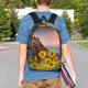thumbnail image 4 of Disketp Horse Sunflowers Mochila Escolar de 15 Pulgadas, Mochila Ligera para Estudiantes, Viajes y Trabajo, Cómoda y Resistente para el Uso Diario, 4 of 6