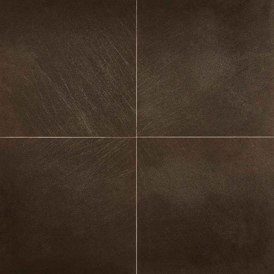 Bond Tile Remnant Brown 24 in. x 24 in. Textured Porcelain Floor and