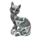 thumbnail image 2 of Estatua de gato con grafiti de resina, decoración de estantes, colección de escritorio para dormitorio, bonita Estilo B, 2 of 9