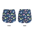 thumbnail image 5 of Lsque Colorful Cartoon Shark Printed Women's Running Shorts with Liner Pockets,Elastic Quick Dry Workout Athletic Gym Yoga Shorts,Womens High Waist Shorts-Large, 5 of 9
