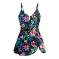 thumbnail image 5 of asdoklhq Modest Swimsuits Swimsuit Women One Piece Swimsuit Women Tummy Control Women's Abdomen-Smoothing Swimsuit Lift Crisscross Ruched Swim Dress 2026 Multicolor S, 5 of 9