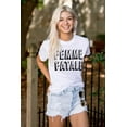 thumbnail image 3 of Femme Fatale Girly Rude Sassy Cute Women's Graphic T Shirt Tees Brisco Brands S, 3 of 5