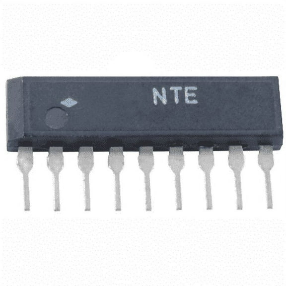 NTE Electronics NTE1197 INTEGRATED CIRCUIT OSCILLATOR   12-STAGE DIVIDER 9-LEAD