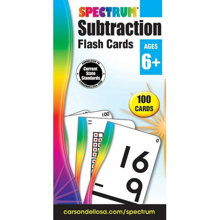 - Subtraction Flash Cards By Spectrum