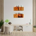 thumbnail image 4 of JOTNGDJBN 2 Pack Acrylic Magazine Holder,Orange Wall Mounted Magazine Rack Floating Bookshelf for Office,Living Room, Waiting Room Vinyl Record,Book Display Rack(Orange,17 Inch), 4 of 6
