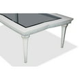 thumbnail image 2 of Michael Amini Melrose Plaza Rectangular Wood & Glass Cocktail Table in Dove Gray, 2 of 3