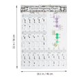 thumbnail image 2 of Weiweiguan 1pc Clarinet Finger Guide Chart Useful Clarinet Chord Chart for Clarinet Beginners, 2 of 6