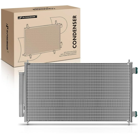 A-Premium Air Conditioning A/C Condenser - Fits for 3599 - Compatible with 2007-2011 Honda CR-V L4 2.4L, w/Receiver Drier